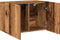 vidaXL - Tv-meubel - wandgemonteerd - 60x30x41 - cm - oud - houtkleurig