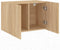 vidaXL - Tv-meubel - wandgemonteerd - 60x30x41 - cm - sonoma - eikenkleurig