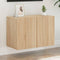 vidaXL - Tv-meubel - wandgemonteerd - 60x30x41 - cm - sonoma - eikenkleurig