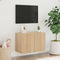 vidaXL - Tv-meubel - wandgemonteerd - 60x30x41 - cm - sonoma - eikenkleurig