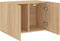 vidaXL - Tv-meubel - wandgemonteerd - 60x30x41 - cm - sonoma - eikenkleurig
