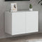 vidaXL - Tv-meubel - wandgemonteerd - 60x30x41 - cm - wit