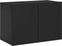 vidaXL - Tv-meubel - wandgemonteerd - 60x30x41 - cm - zwart
