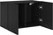 vidaXL - Tv-meubel - wandgemonteerd - 60x30x41 - cm - zwart