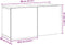 vidaXL - Tv-meubel - wandgemonteerd - 80x30x41 - cm - artisanaal - eikenkleurig