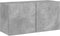 vidaXL - Tv-meubel - wandgemonteerd - 80x30x41 - cm - betongrijs