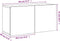 vidaXL - Tv-meubel - wandgemonteerd - 80x30x41 - cm - betongrijs