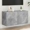 vidaXL - Tv-meubel - wandgemonteerd - 80x30x41 - cm - betongrijs