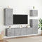 vidaXL - Tv-meubel - wandgemonteerd - 80x30x41 - cm - betongrijs