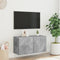 vidaXL - Tv-meubel - wandgemonteerd - 80x30x41 - cm - betongrijs