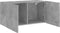 vidaXL - Tv-meubel - wandgemonteerd - 80x30x41 - cm - betongrijs