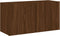 vidaXL - Tv-meubel - wandgemonteerd - 80x30x41 - cm - bruin - eikenkleur