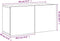 vidaXL - Tv-meubel - wandgemonteerd - 80x30x41 - cm - bruin - eikenkleur