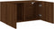 vidaXL - Tv-meubel - wandgemonteerd - 80x30x41 - cm - bruin - eikenkleur