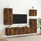 vidaXL - Tv-meubel - wandgemonteerd - 80x30x41 - cm - gerookt - eikenkleurig
