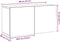 vidaXL - Tv-meubel - wandgemonteerd - 80x30x41 - cm - oud - houtkleurig