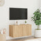 vidaXL - Tv-meubel - wandgemonteerd - 80x30x41 - cm - sonoma - eikenkleurig