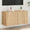 vidaXL - Tv-meubel - wandgemonteerd - 80x30x41 - cm - sonoma - eikenkleurig