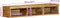 vidaXL - Tv-meubel - wandmontage - 100x30x19 - cm - massief - ruw - mangohout