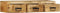 vidaXL - Tv-meubel - wandmontage - 100x30x19 - cm - massief - ruw - mangohout
