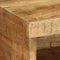 vidaXL - Tv-meubel - wandmontage - 100x30x19 - cm - massief - ruw - mangohout