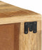 vidaXL - Tv-meubel - wandmontage - 100x30x19 - cm - massief - ruw - mangohout