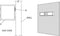vidaXL - Tv-meubel - wandmontage - 135x30x30 - cm - massief - teakhout