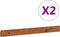 vidaXL - Tv-meubel - wandmontage - 135x30x30 - cm - massief - teakhout