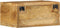 vidaXL - Tv-meubel - wandmontage - 40x30x19 - cm - massief - ruw - mangohout