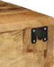 vidaXL - Tv-meubel - wandmontage - 40x30x19 - cm - massief - ruw - mangohout