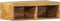 vidaXL - Tv-meubel - wandmontage - 60x30x19 - cm - massief - ruw - mangohout