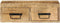 vidaXL - Tv-meubel - wandmontage - 60x30x19 - cm - massief - ruw - mangohout
