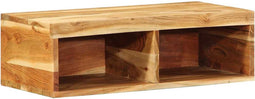 vidaXL - Tv-meubel - wandmontage - 60x30x19 - cm - massief - acaciahout