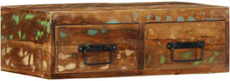 vidaXL - Tv-meubel - wandmontage - 60x30x19 - cm - massief - gerecycled - hout