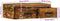 vidaXL - Tv-meubel - wandmontage - 60x30x19 - cm - massief - gerecycled - hout