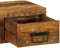 vidaXL - Tv-meubel - wandmontage - 60x30x19 - cm - massief - gerecycled - hout