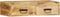 vidaXL - Tv-meubel - wandmontage - 80x30x19 - cm - massief - ruw - mangohout