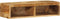 vidaXL - Tv-meubel - wandmontage - 80x30x19 - cm - massief - ruw - mangohout