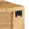 vidaXL - Tv-meubel - wandmontage - 80x30x19 - cm - massief - ruw - mangohout