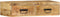 vidaXL - Tv-meubel - wandmontage - 80x30x19 - cm - massief - ruw - mangohout