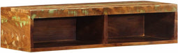 vidaXL - Tv-meubel - wandmontage - 80x30x19 - cm - massief - gerecycled - hout