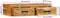 vidaXL - Tv-meubel - wandmontage - 80x30x19 - cm - massief - acaciahout