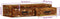 vidaXL - Tv-meubel - wandmontage - 80x30x19 - cm - massief - gerecycled - hout