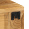 vidaXL - Tv-meubel - wandmontage - 80x30x19 - cm - massief - acaciahout
