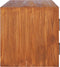 vidaXL - Tv-meubel - wandmontage - 90x30x30 - cm - massief - teakhout
