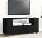 vidaXL - Tv-meubel - wielen - 102x34,5x43 - cm - spaanplaat - zwart - eikenkleurig