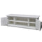 vidaXL - Tv-meubel - wit - hout