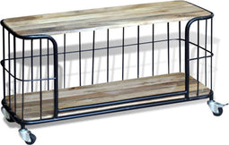 vidaXL - Tv-meubel100x40x45 - cm - massief - mangohout