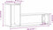 vidaXL - Tv-meubelen - 2 - st - 100x30x50 - cm - bewerkt - hout - grijs - sonoma - eiken