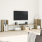 vidaXL - Tv-meubelen - 2 - st - 100x30x50 - cm - bewerkt - hout - sonoma - eikenkleurig